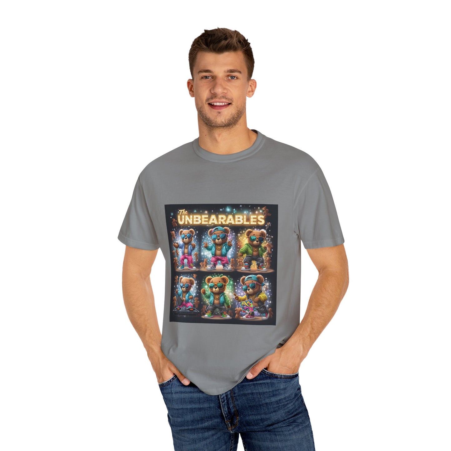 The Unbearables Graphic Unisex T-Shirt - Fun & Colorful Bear Design