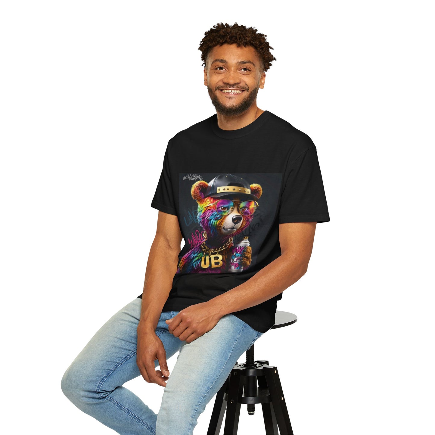 Vibrant Bear Graphic Unisex T-shirt - Urban Style