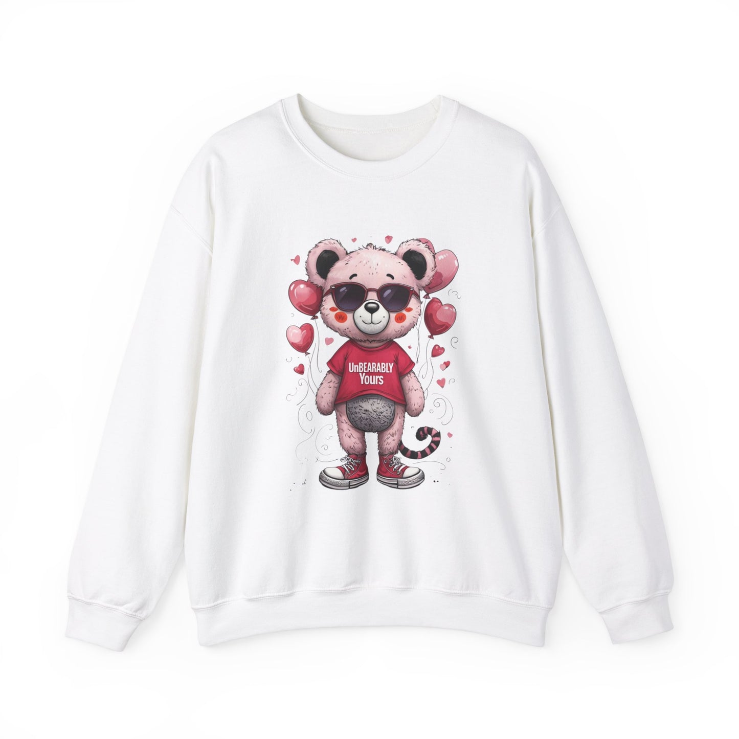 UnBEARably Yours Graphic Sweatshirt for Cozy Love Days