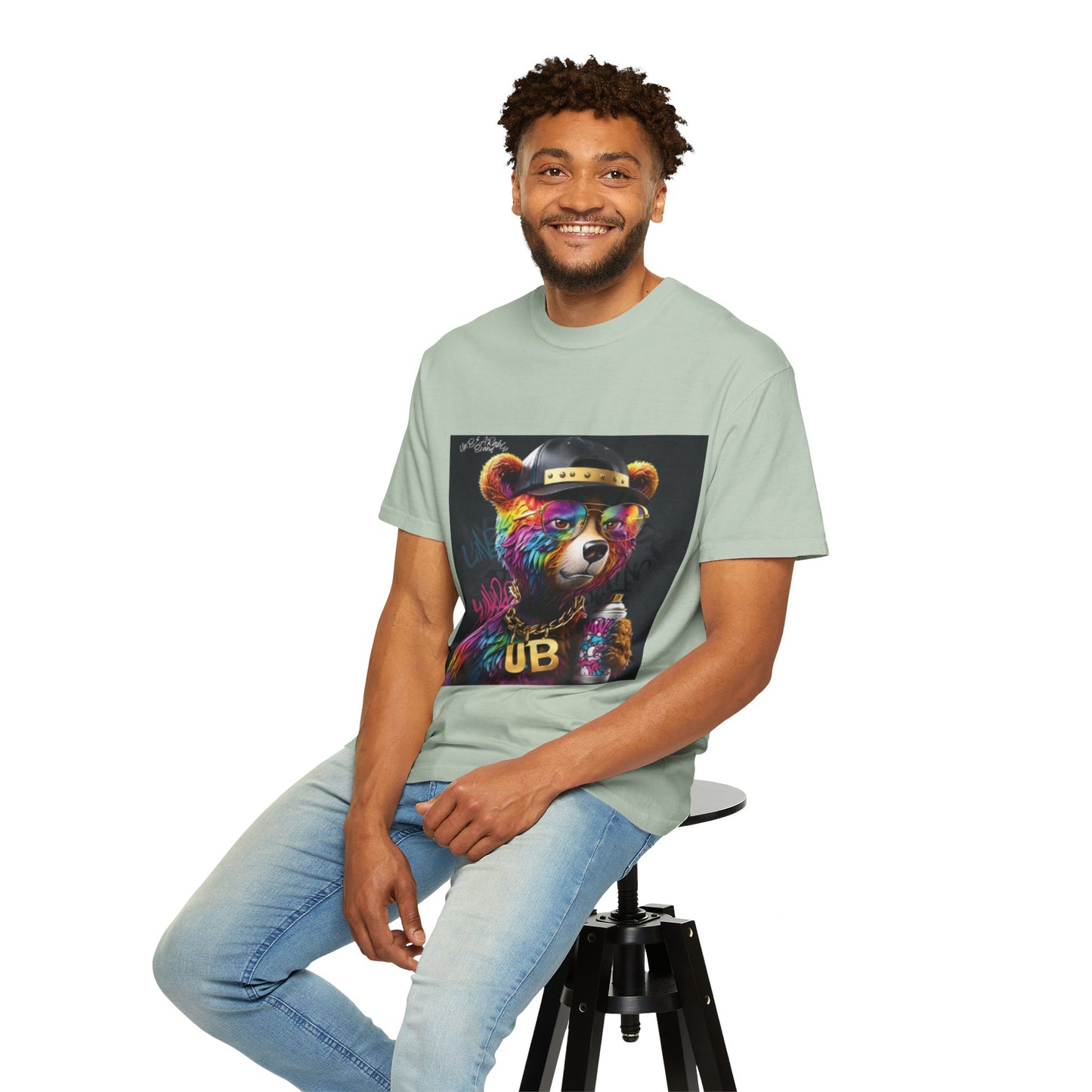 Vibrant Bear Graphic Unisex T-shirt - Urban Style