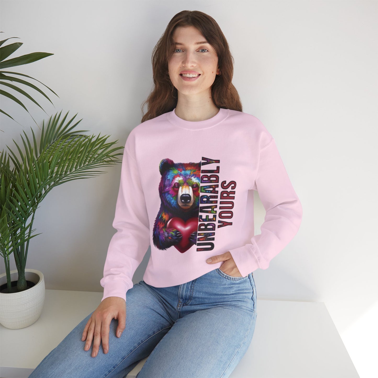 Valentines Day Unisex Sweatshirt - Unbearably Yours