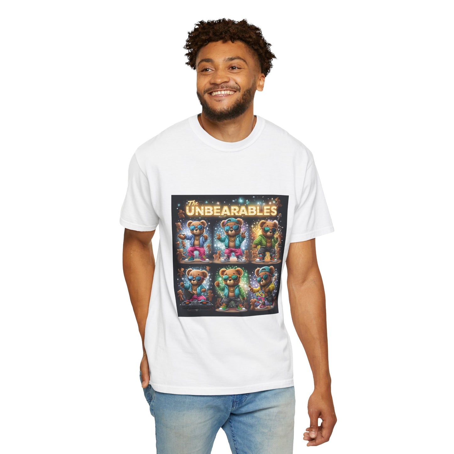 The Unbearables Graphic Unisex T-Shirt - Fun & Colorful Bear Design