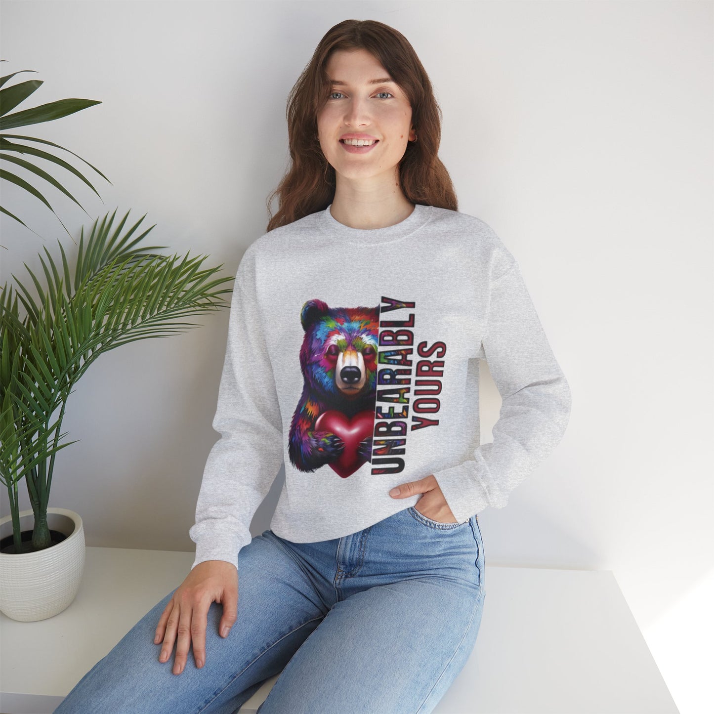 Valentines Day Unisex Sweatshirt - Unbearably Yours