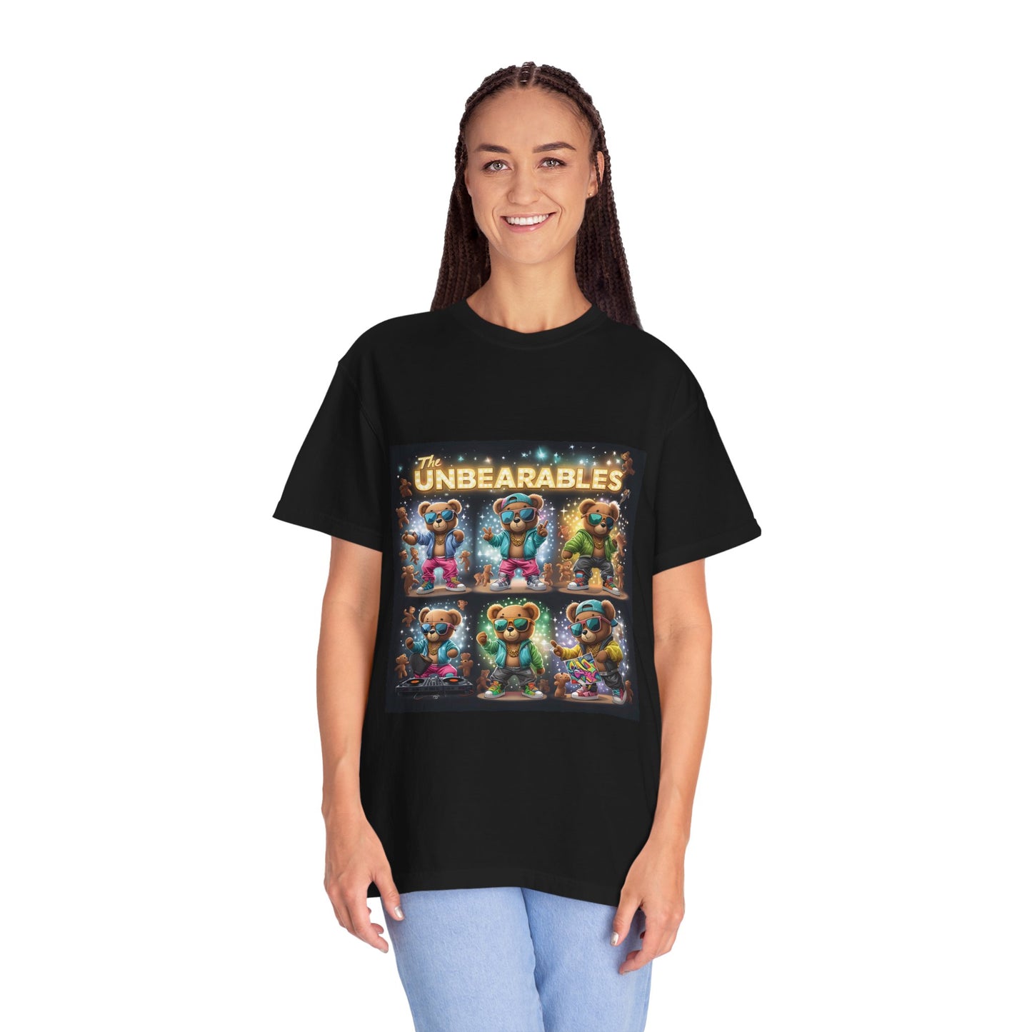 The Unbearables Graphic Unisex T-Shirt - Fun & Colorful Bear Design