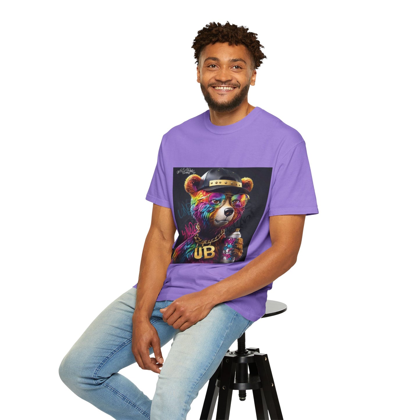 Vibrant Bear Graphic Unisex T-shirt - Urban Style