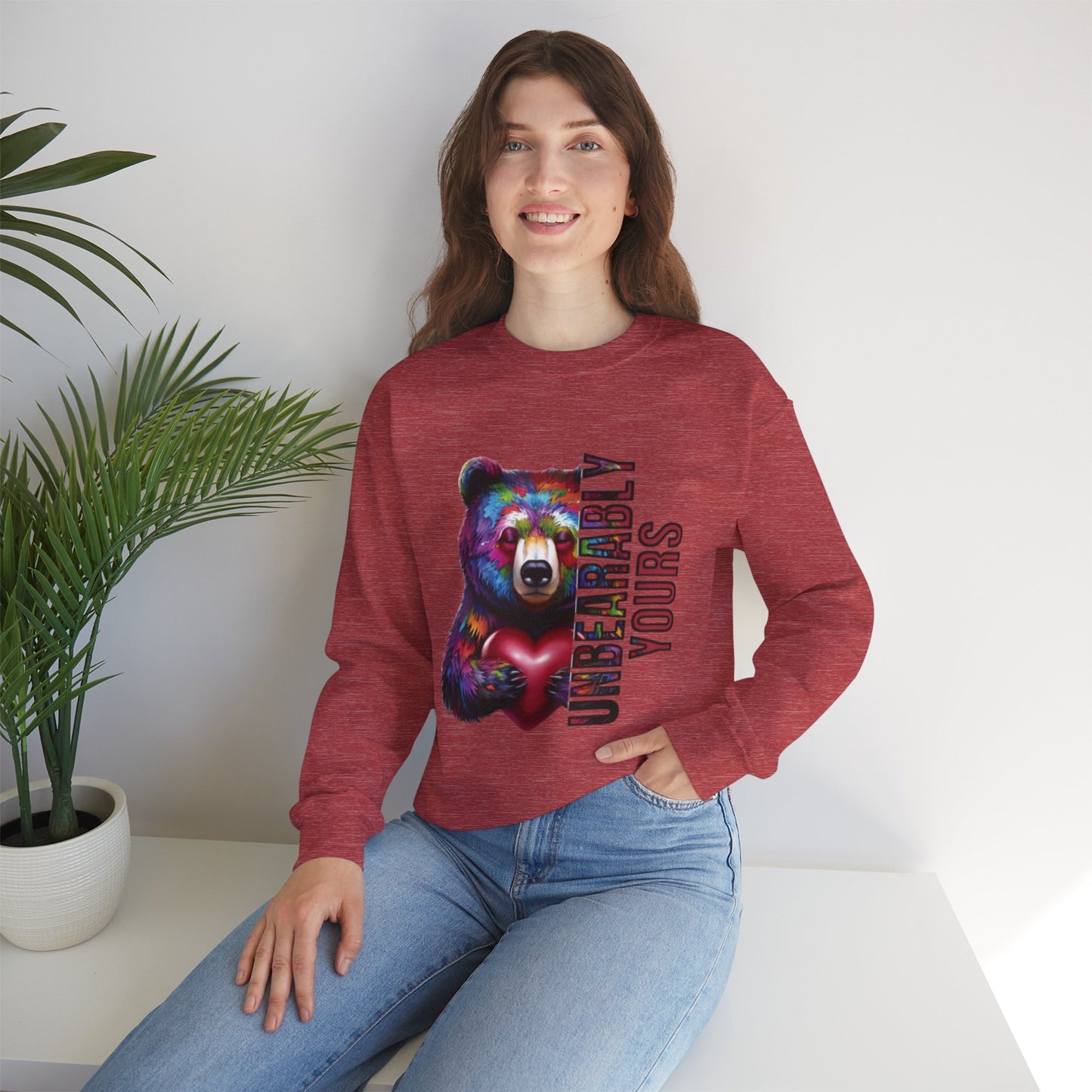 Valentines Day Unisex Sweatshirt - Unbearably Yours