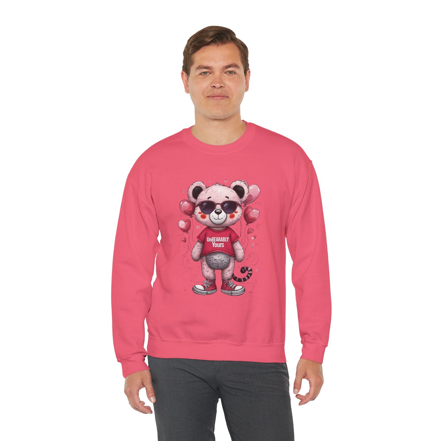 UnBEARably Yours Graphic Sweatshirt for Cozy Love Days