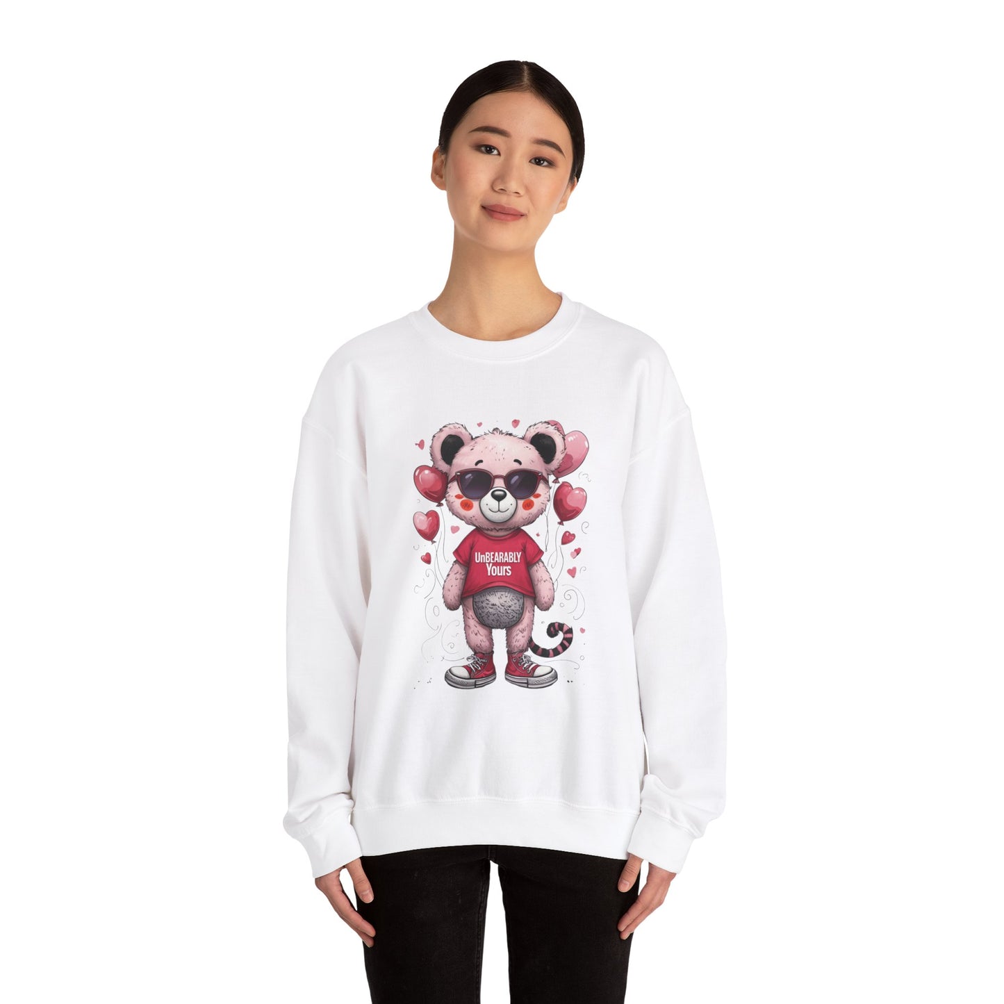 UnBEARably Yours Graphic Sweatshirt for Cozy Love Days