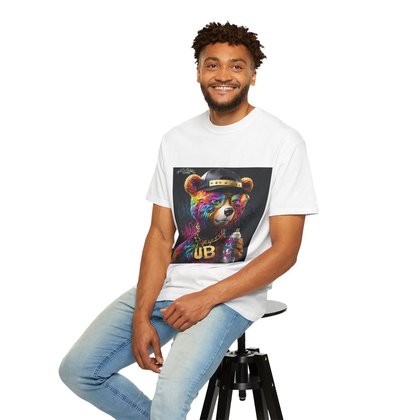 Vibrant Bear Graphic Unisex T-shirt - Urban Style