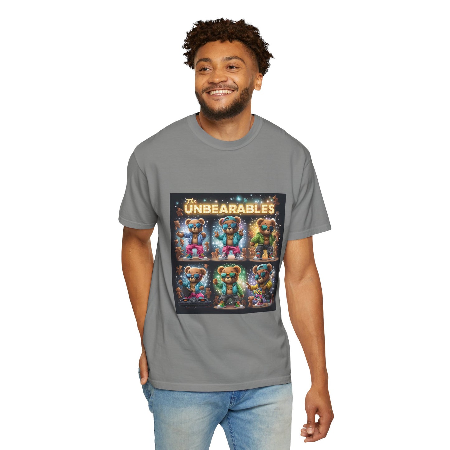 The Unbearables Graphic Unisex T-Shirt - Fun & Colorful Bear Design