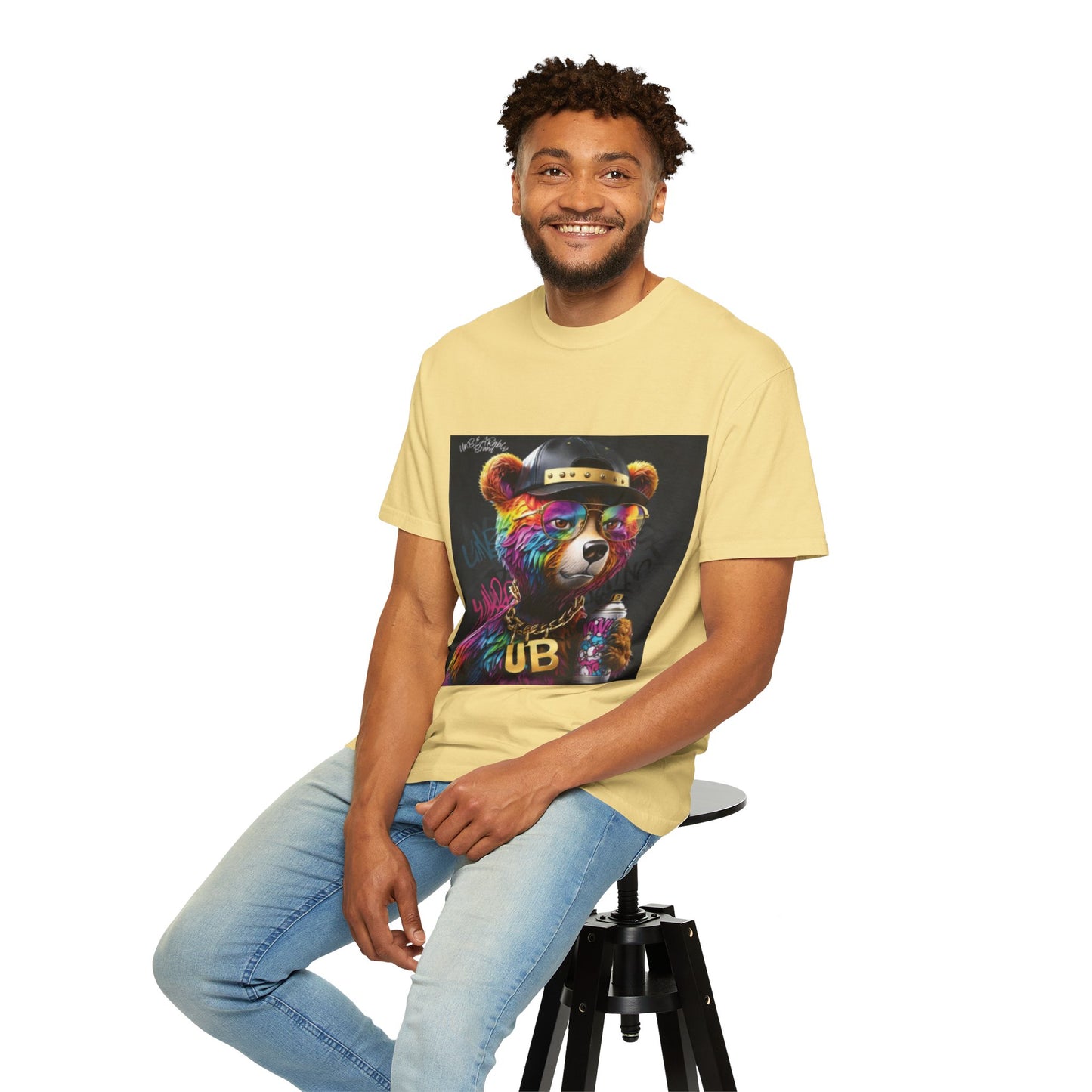 Vibrant Bear Graphic Unisex T-shirt - Urban Style