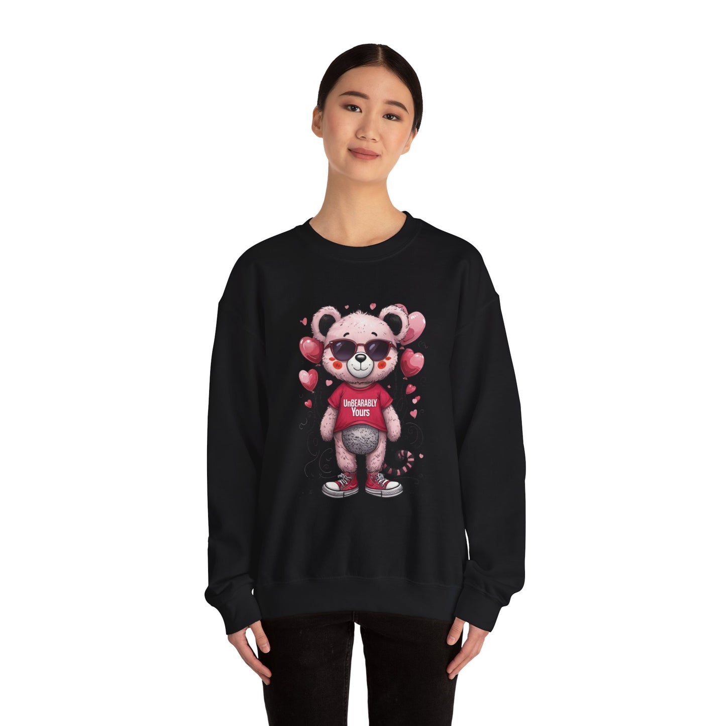 UnBEARably Yours Graphic Sweatshirt for Cozy Love Days