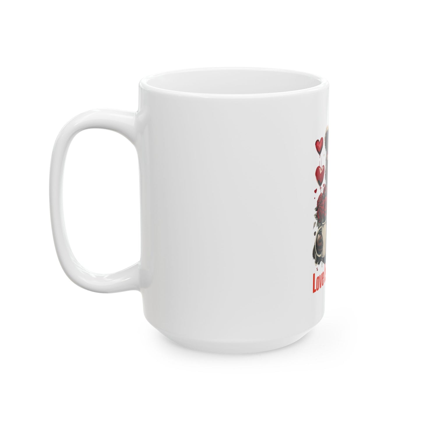 Romantic Bear Mug - 'Love Is In The Air' - 11oz & 15oz Options