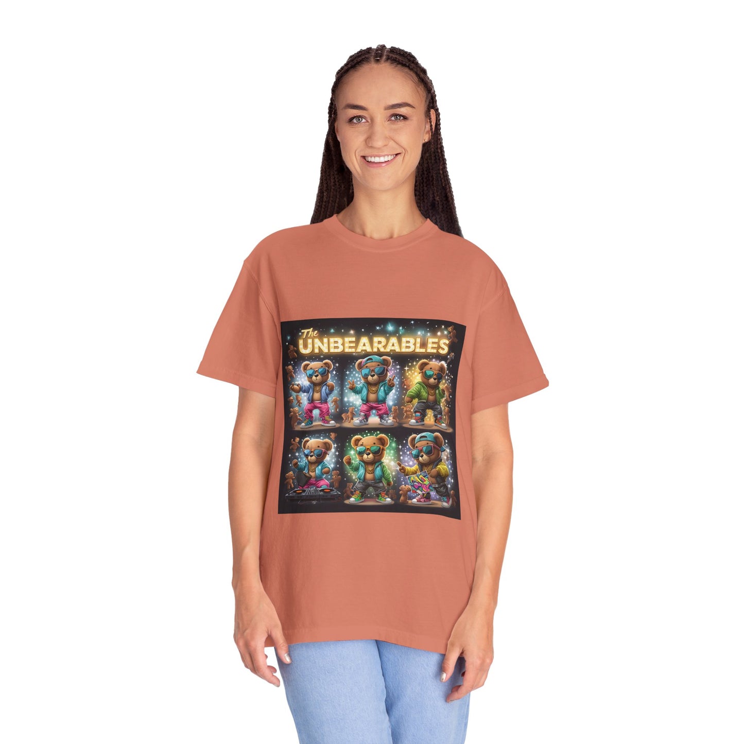 The Unbearables Graphic Unisex T-Shirt - Fun & Colorful Bear Design