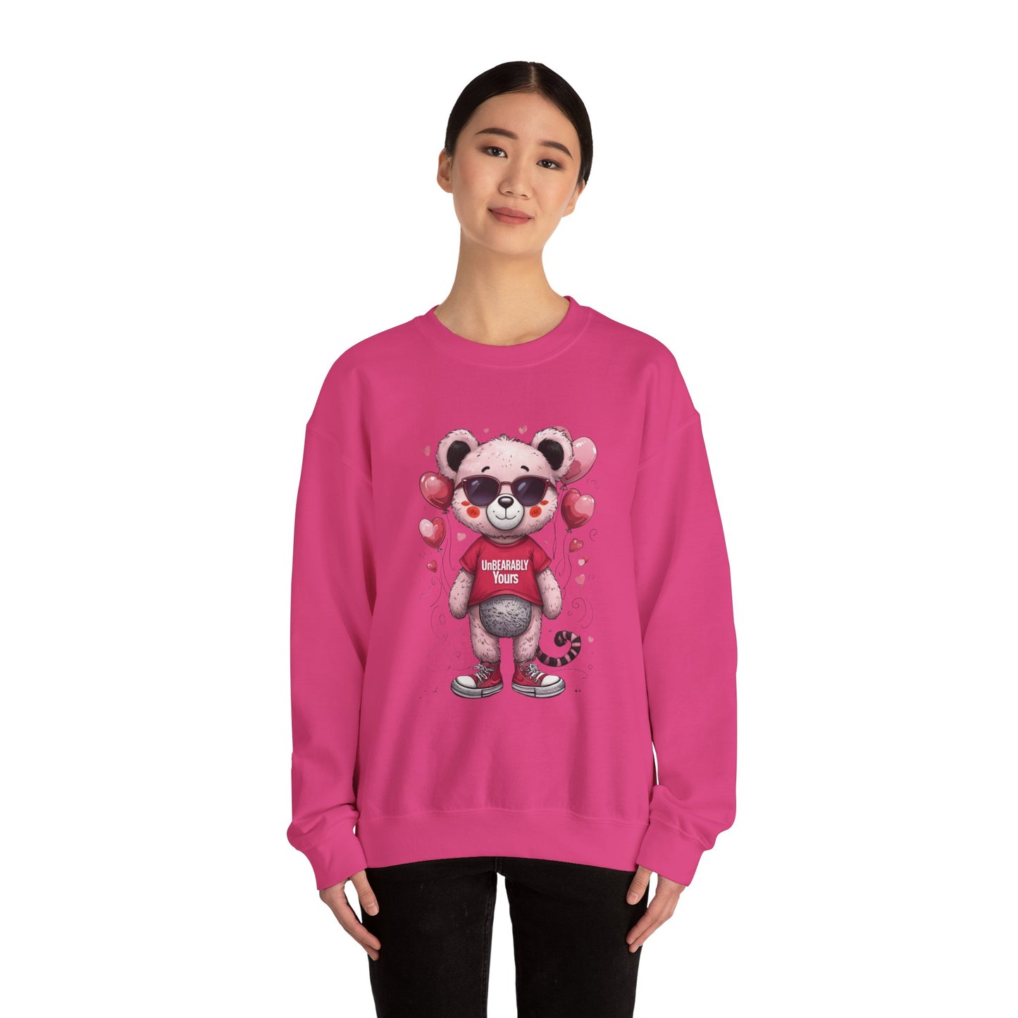 UnBEARably Yours Graphic Sweatshirt for Cozy Love Days