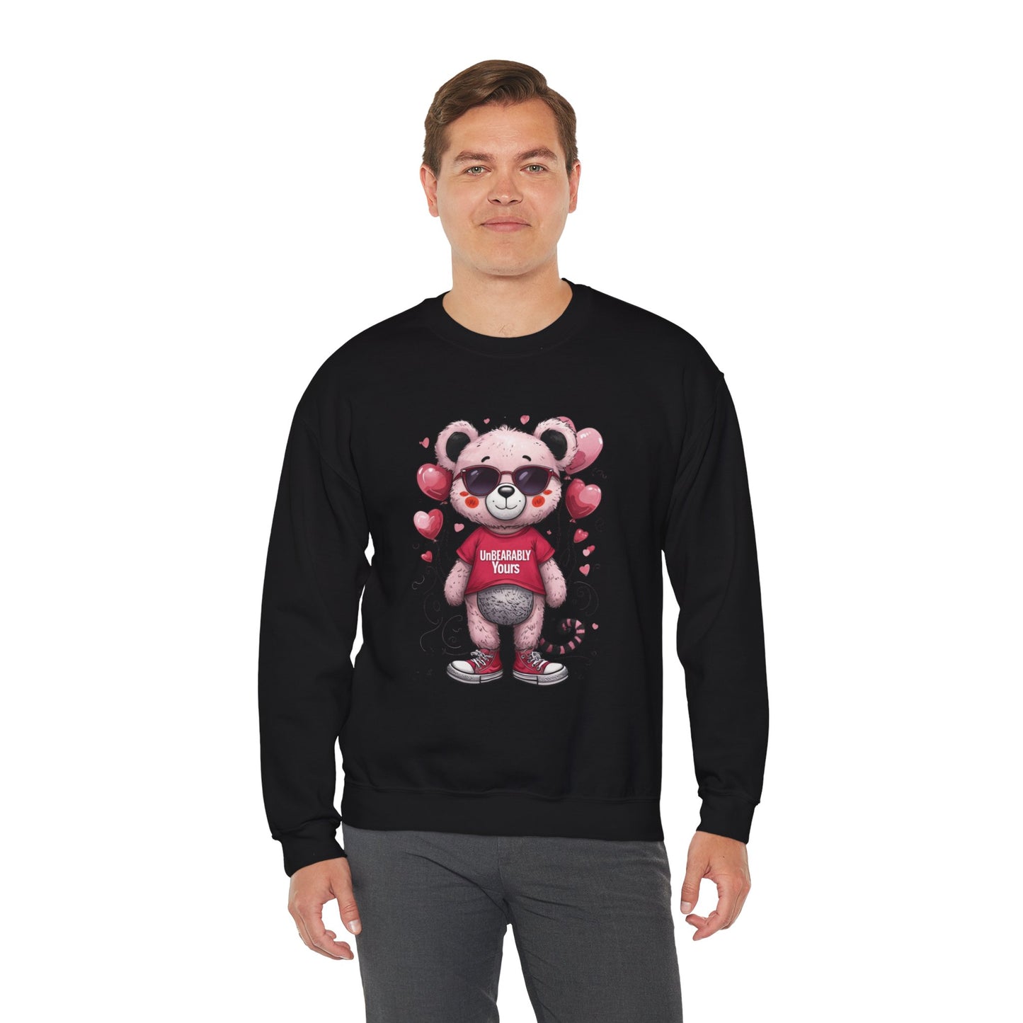 UnBEARably Yours Graphic Sweatshirt for Cozy Love Days