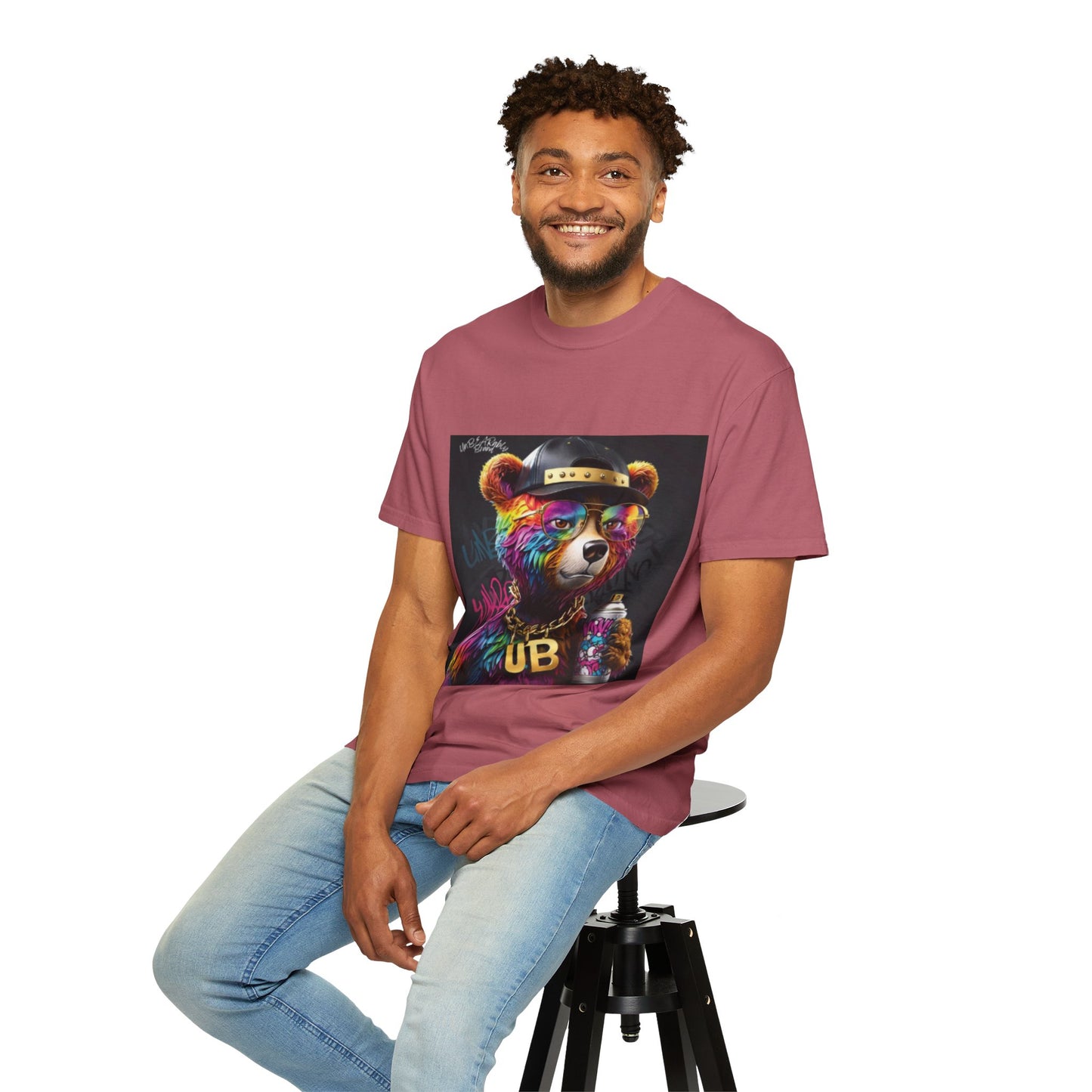 Vibrant Bear Graphic Unisex T-shirt - Urban Style