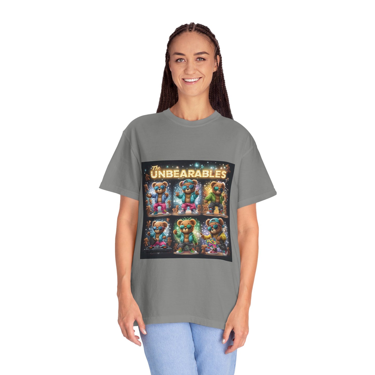 The Unbearables Graphic Unisex T-Shirt - Fun & Colorful Bear Design