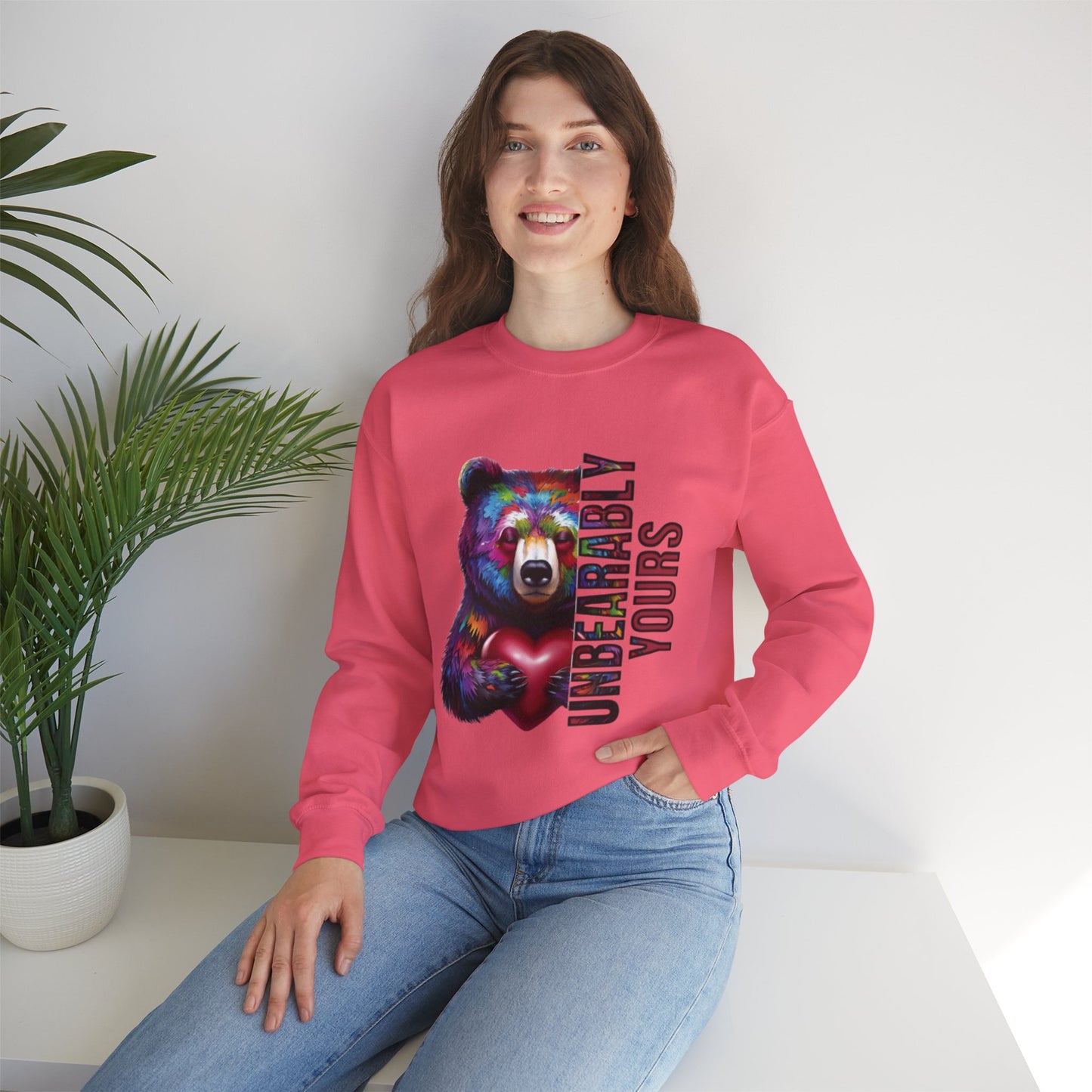 Valentines Day Unisex Sweatshirt - Unbearably Yours