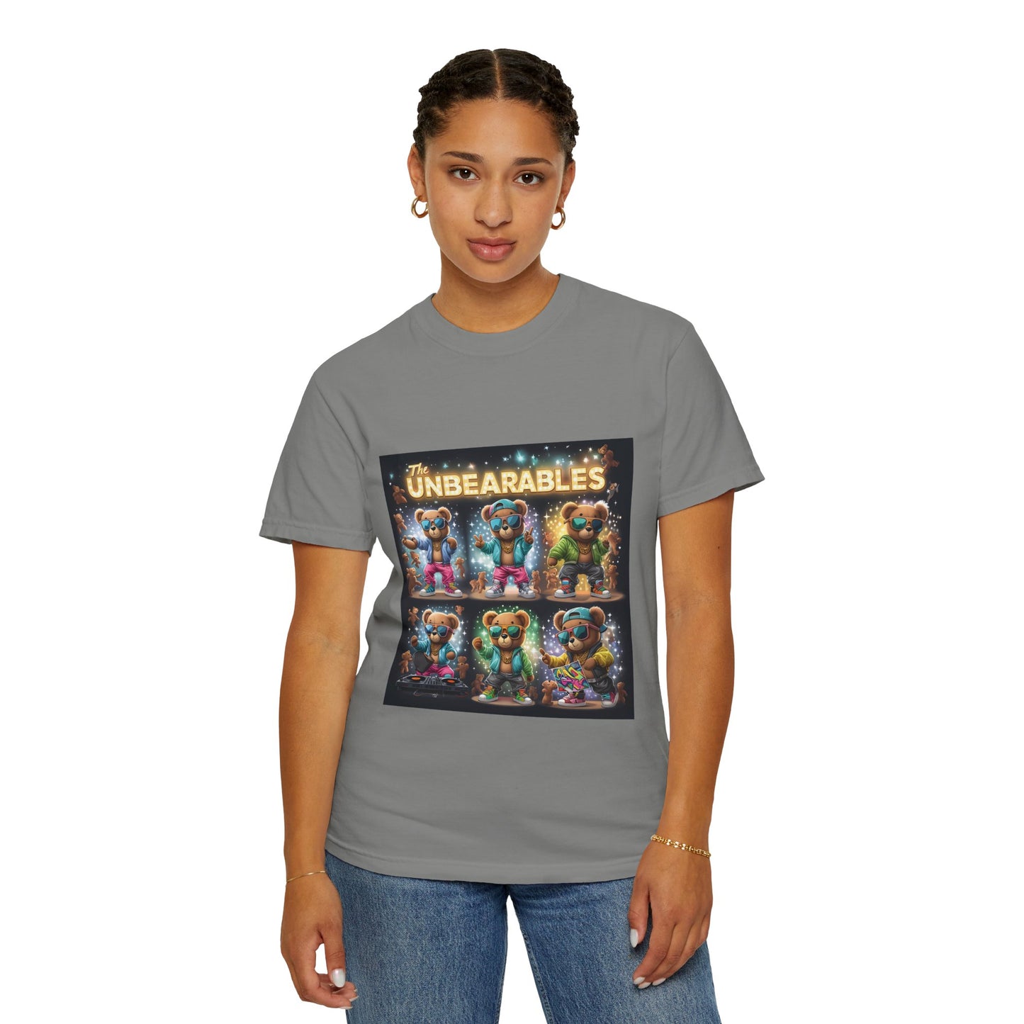 The Unbearables Graphic Unisex T-Shirt - Fun & Colorful Bear Design