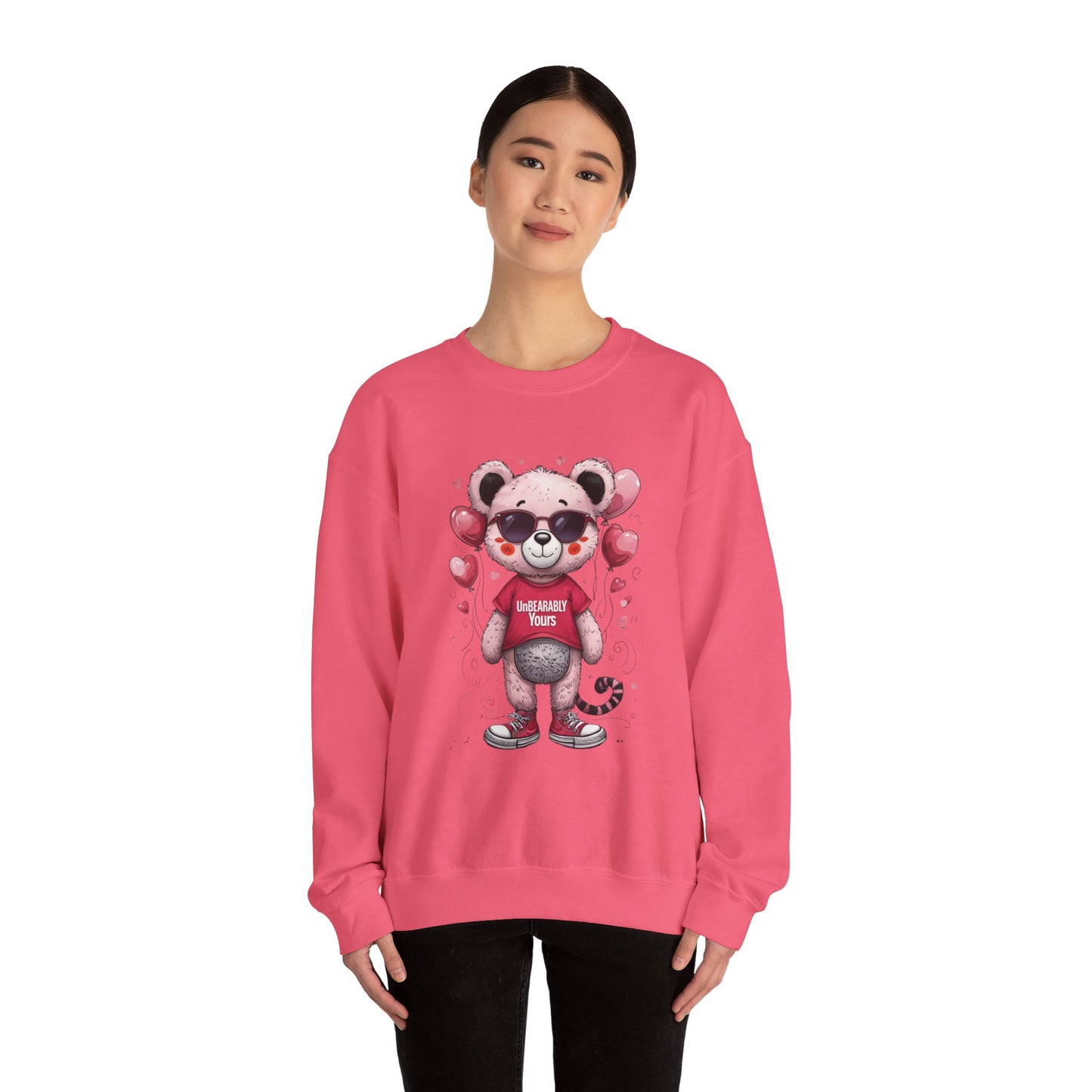 UnBEARably Yours Graphic Sweatshirt for Cozy Love Days