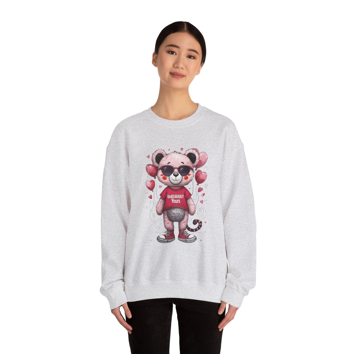 UnBEARably Yours Graphic Sweatshirt for Cozy Love Days