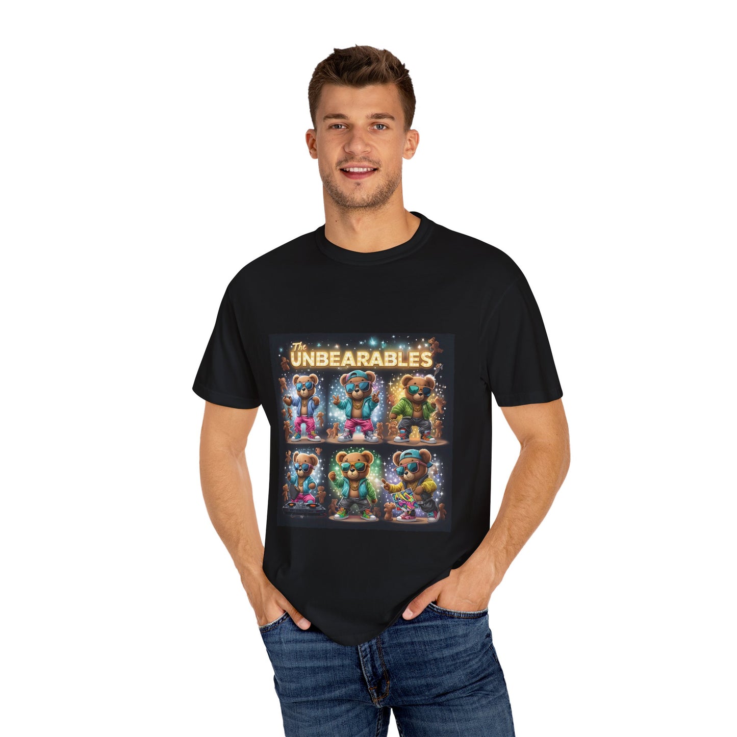 The Unbearables Graphic Unisex T-Shirt - Fun & Colorful Bear Design