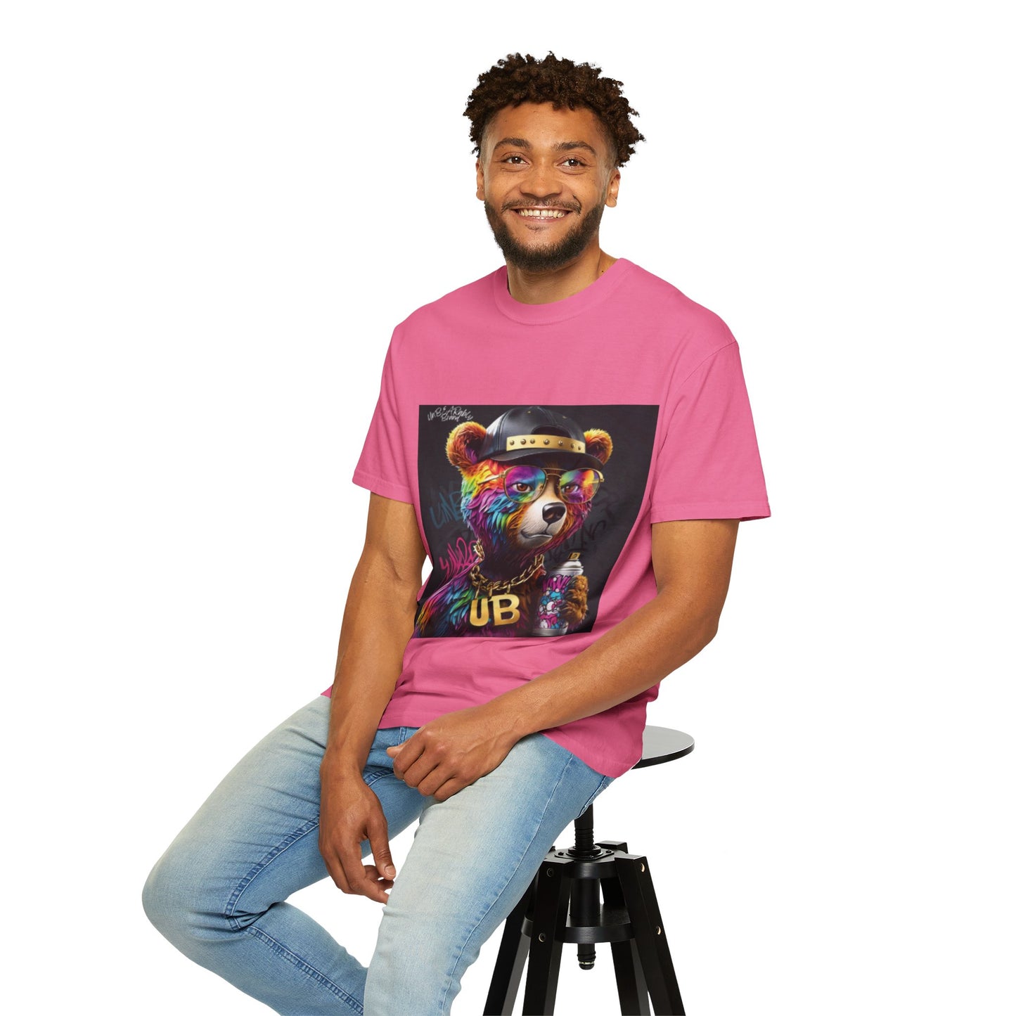 Vibrant Bear Graphic Unisex T-shirt - Urban Style