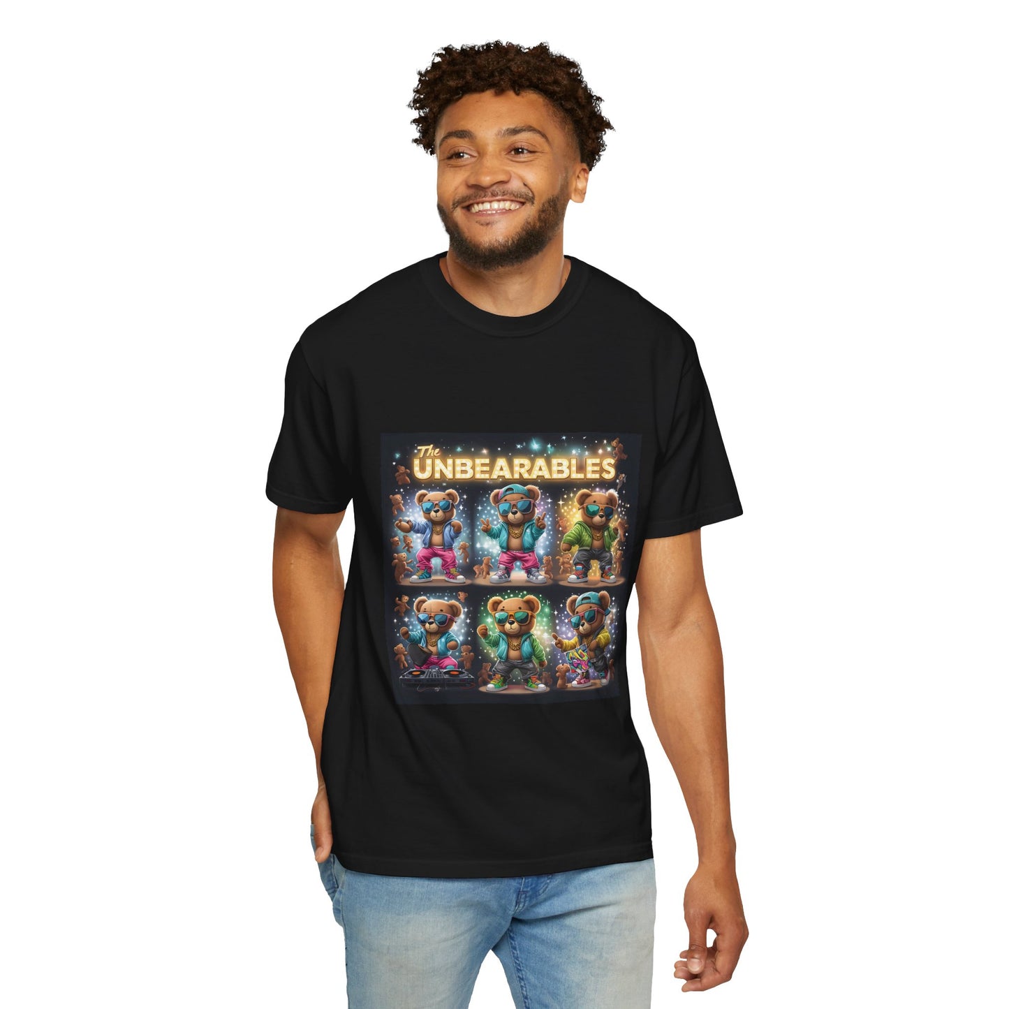 The Unbearables Graphic Unisex T-Shirt - Fun & Colorful Bear Design