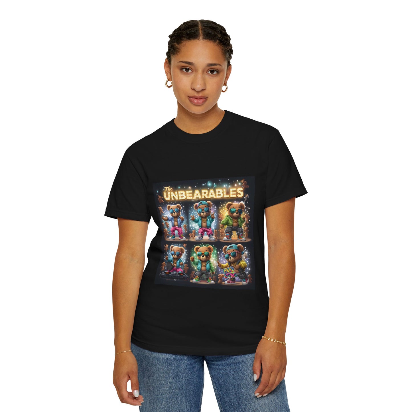 The Unbearables Graphic Unisex T-Shirt - Fun & Colorful Bear Design