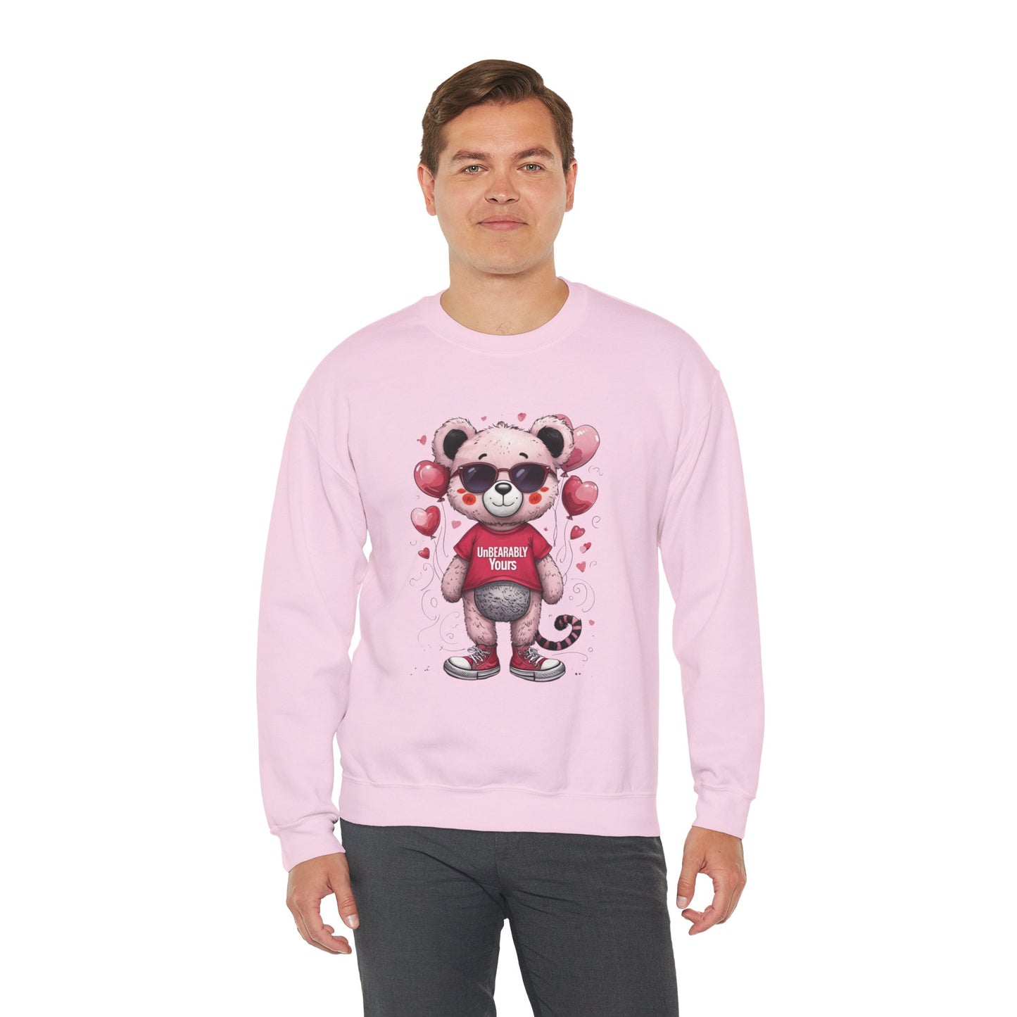 UnBEARably Yours Graphic Sweatshirt for Cozy Love Days