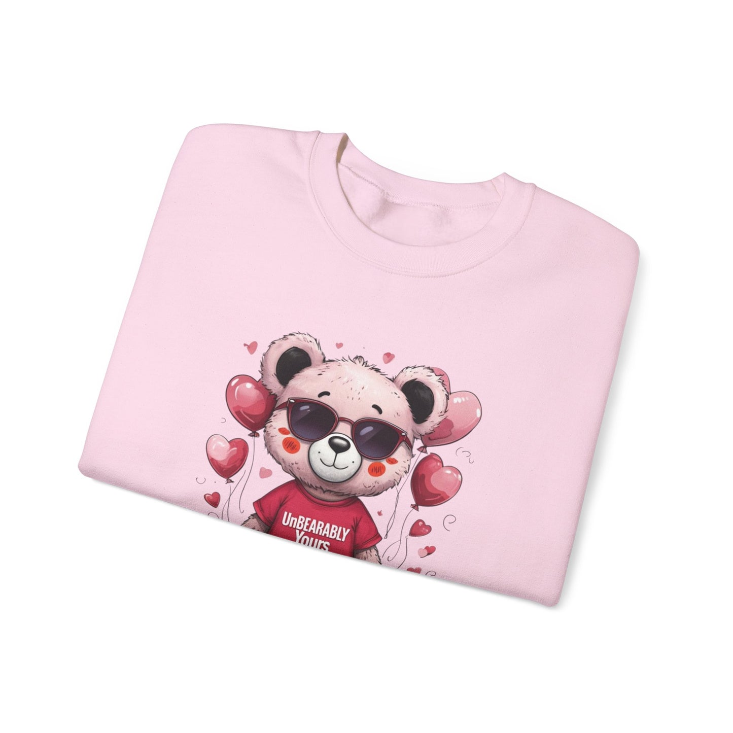 UnBEARably Yours Graphic Sweatshirt for Cozy Love Days